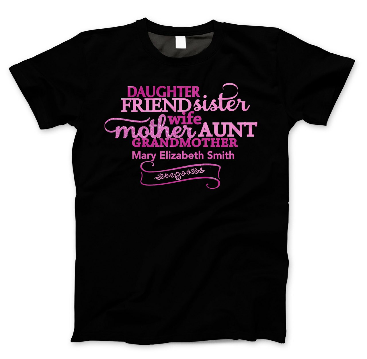 Sister Mother Daughter In Loving Memory T Shirt Designs The