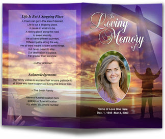 Worship Funeral Program Template | DIY Funeral Programs – The Funeral ...