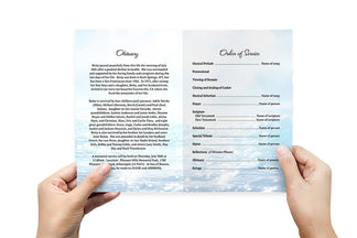 Waters Funeral Program Template (Easy Online Editor) – The Funeral ...