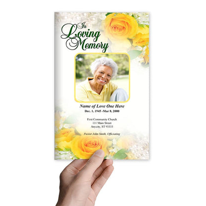 Joyful Funeral Program Template - The Funeral Program Site