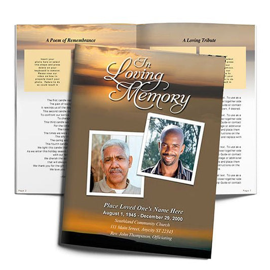 Kenya Funeral Booklet Template - The Funeral Program Site