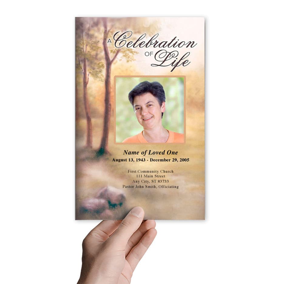 Legacy Funeral Program Template - The Funeral Program Site