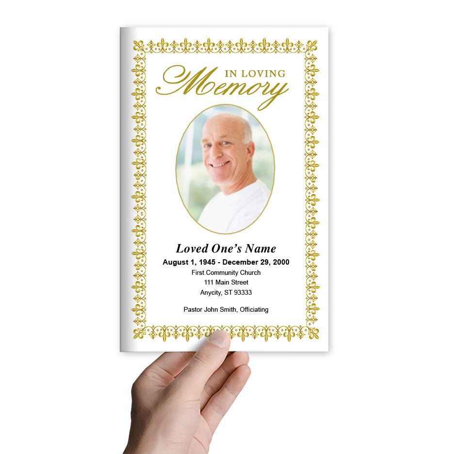 Lexington Funeral Program Template - The Funeral Program Site