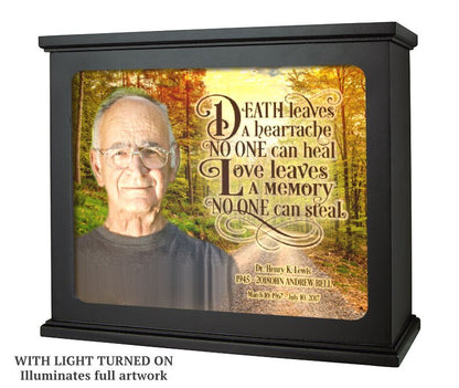 Life Journey Photo Light Box Memorial - The Funeral Program Site