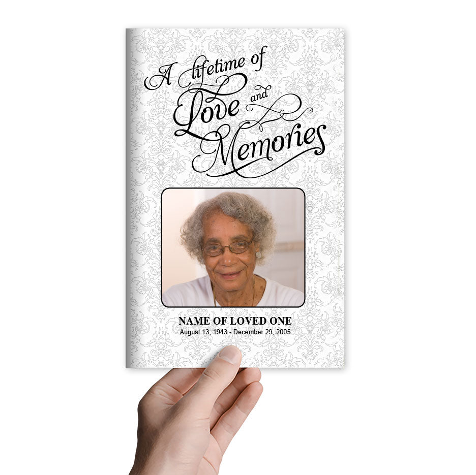 Lifetime Funeral Program Template - The Funeral Program Site