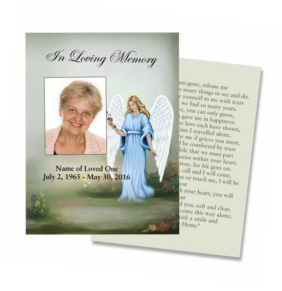 Charity DIY Funeral Card Template | Memorial Cards – The Funeral ...