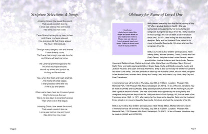 Lilac Funeral Booklet Template - The Funeral Program Site