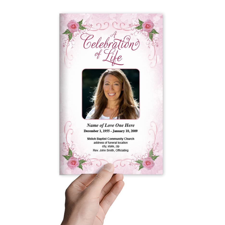 Lovely Funeral Program Template - The Funeral Program Site