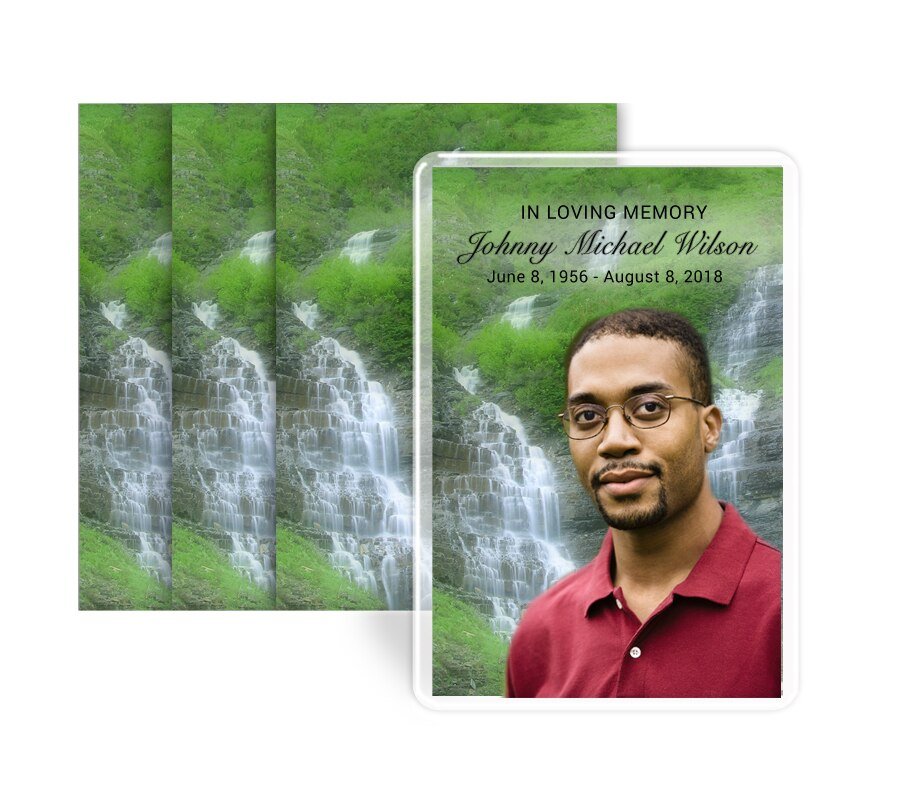 Majestic Funeral Prayer Card Design & Print (Pack of 50) - The Funeral Program Site