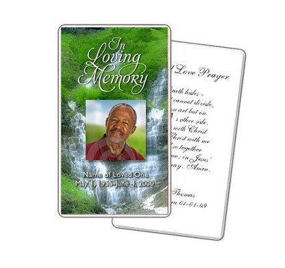 Majestic Prayer Card Template - The Funeral Program Site