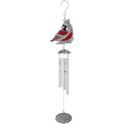 Memorial Wind Chime Pewter Cardinal - The Funeral Program Site