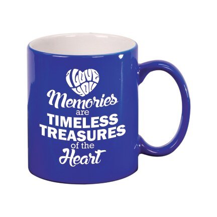 Memories Are Timeless In Loving Memory Ceramic Mug - The Funeral Program Site