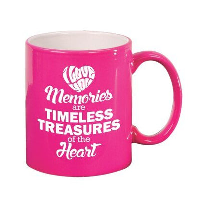 Memories Are Timeless In Loving Memory Ceramic Mug - The Funeral Program Site