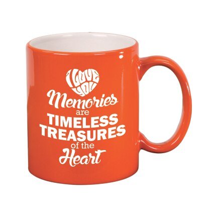 Memories Are Timeless In Loving Memory Ceramic Mug - The Funeral Program Site