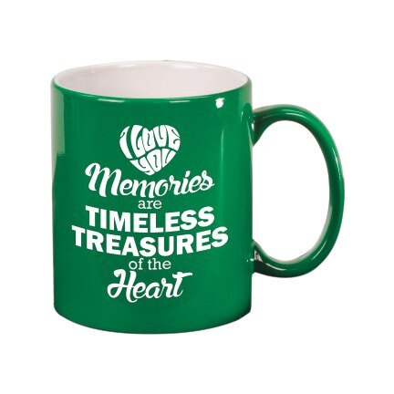 Memories Are Timeless In Loving Memory Ceramic Mug - The Funeral Program Site