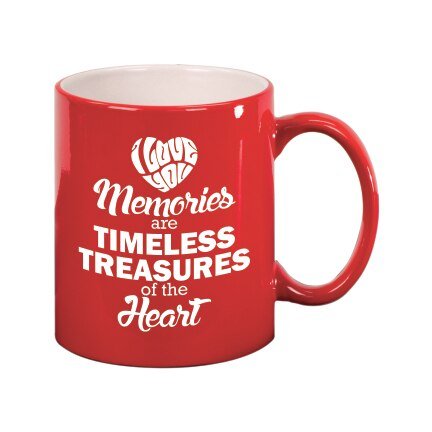 Memories of You In Loving Memory Ceramic Mug - The Funeral Program Site