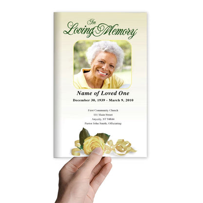 Memory Funeral Program Template - The Funeral Program Site