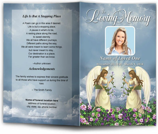 Morningstar Funeral Program Template - The Funeral Program Site