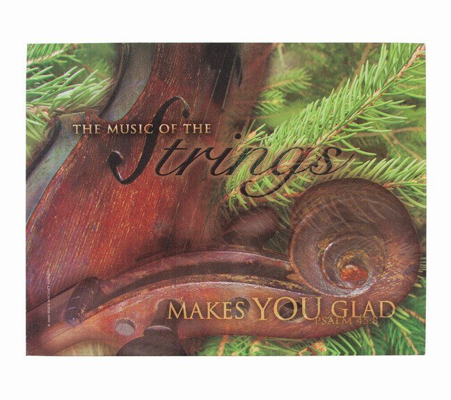 Music of the Strings Inspirational Canvas Art - The Funeral Program Site