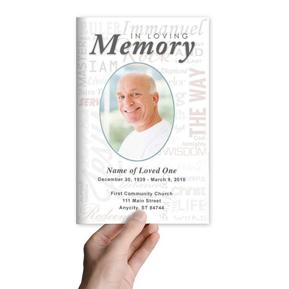 Names Funeral Program Template - The Funeral Program Site