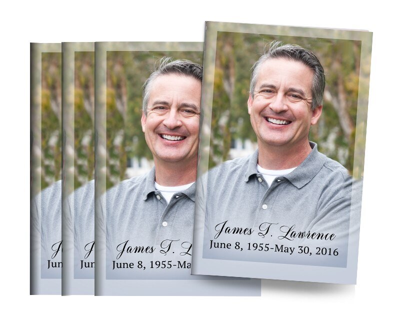 Natures Own Bifold Funeral Program Design & Print (Pack of 50) - The Funeral Program Site