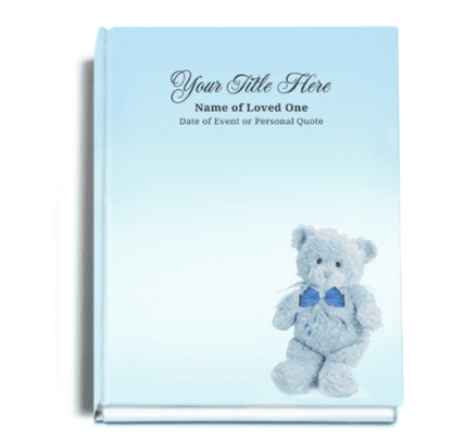 NurseryGirl Perfect Bind Memorial Funeral Guest Book - The Funeral Program Site