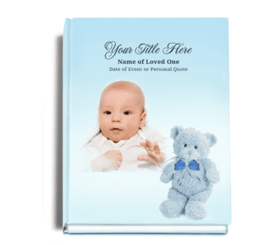 NurseryGirl Perfect Bind Memorial Funeral Guest Book - The Funeral Program Site