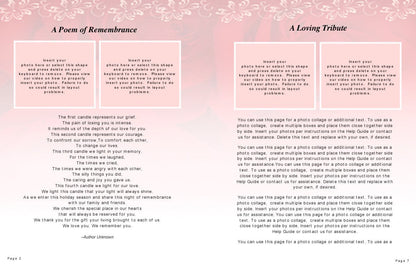 Passion Funeral Booklet Template - The Funeral Program Site