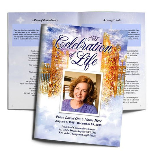 Pathway Funeral Booklet Template - The Funeral Program Site