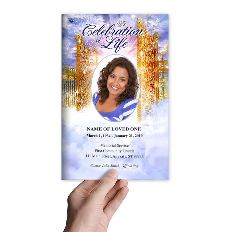 Pathway Funeral Program Template - The Funeral Program Site