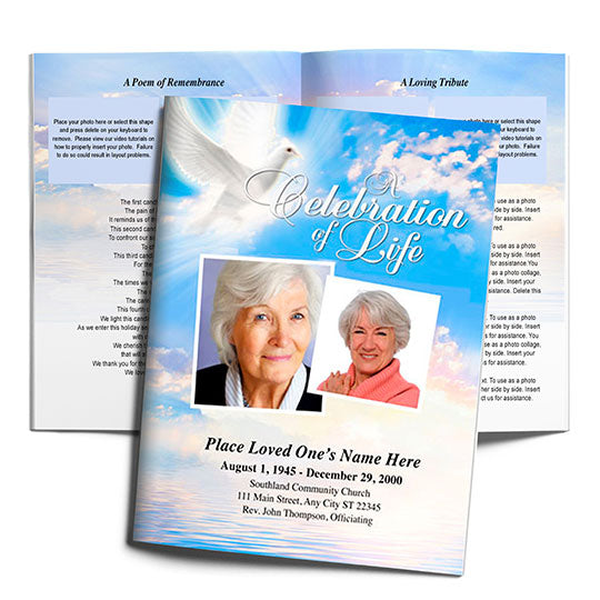 Funeral Booklets - Funeral Booklet Templates | Funeral Program Site ...