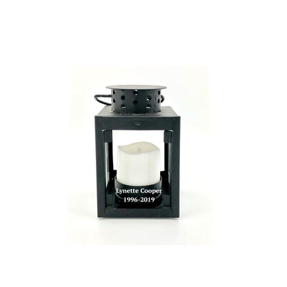 Personalized Miniature Lantern With LED Votive Candle - The Funeral Program Site