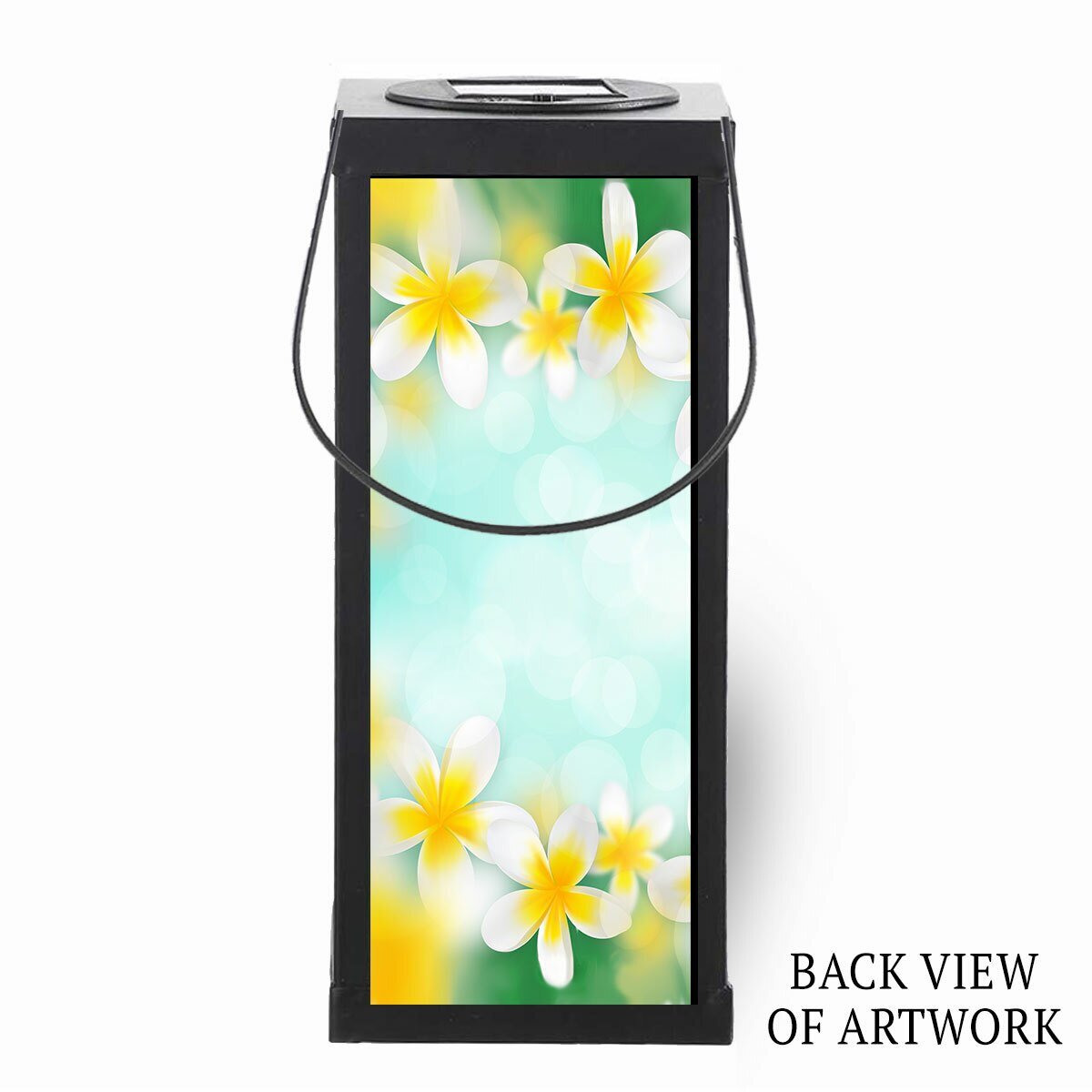 Plumeria Solar Powered Memorial Lantern - The Funeral Program Site