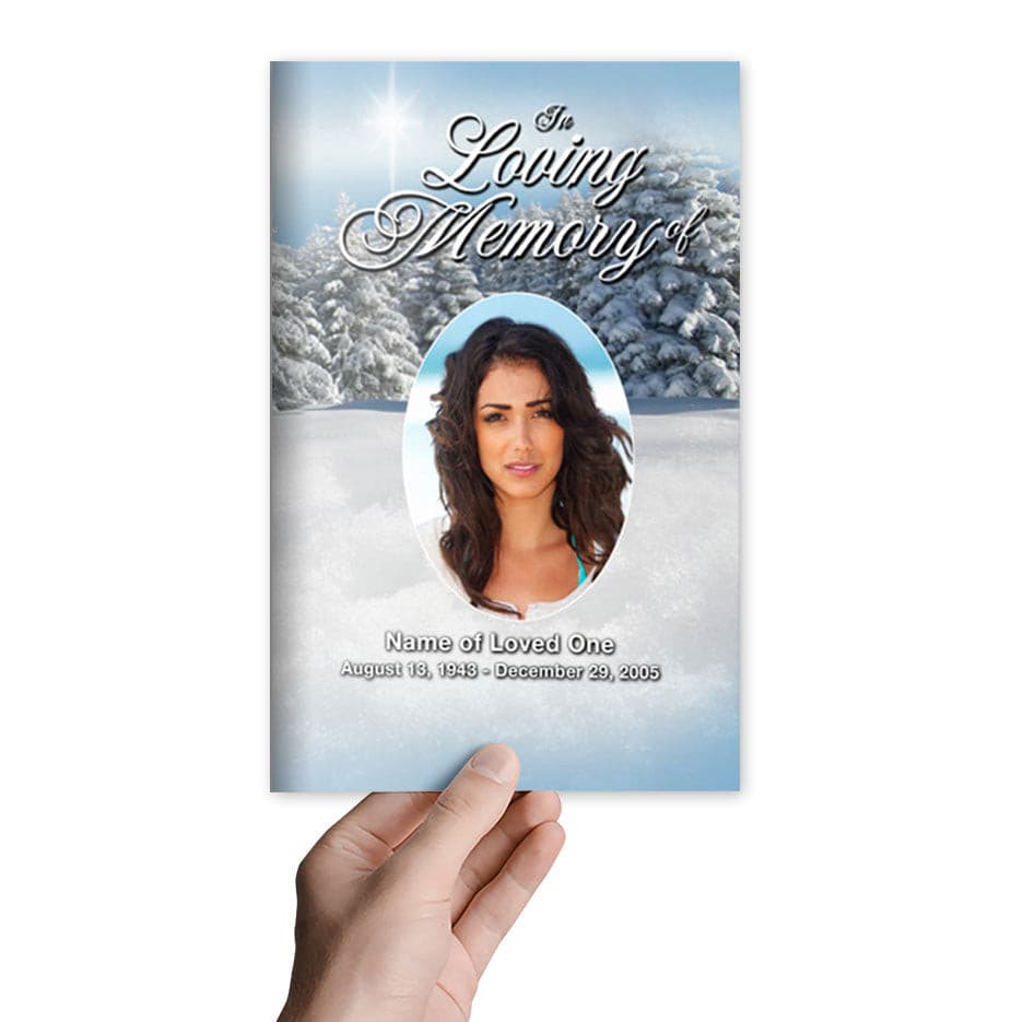 Powder Funeral Program Template - The Funeral Program Site