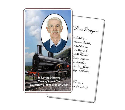 Prayer Cards Customization Service - The Funeral Program Site