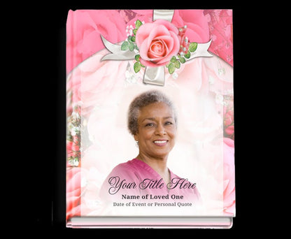 Precious Perfect Bind Memorial Funeral Guest Book - The Funeral Program Site