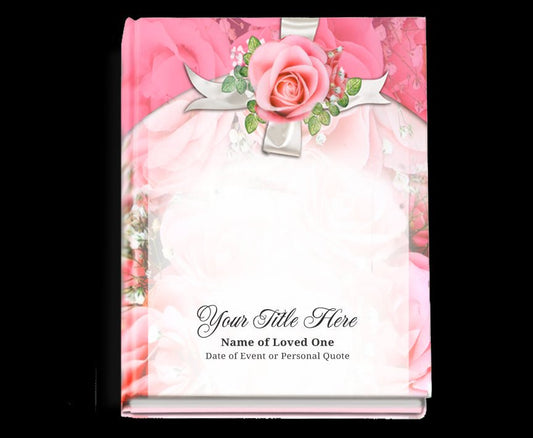 Precious Perfect Bind Memorial Funeral Guest Book - The Funeral Program Site