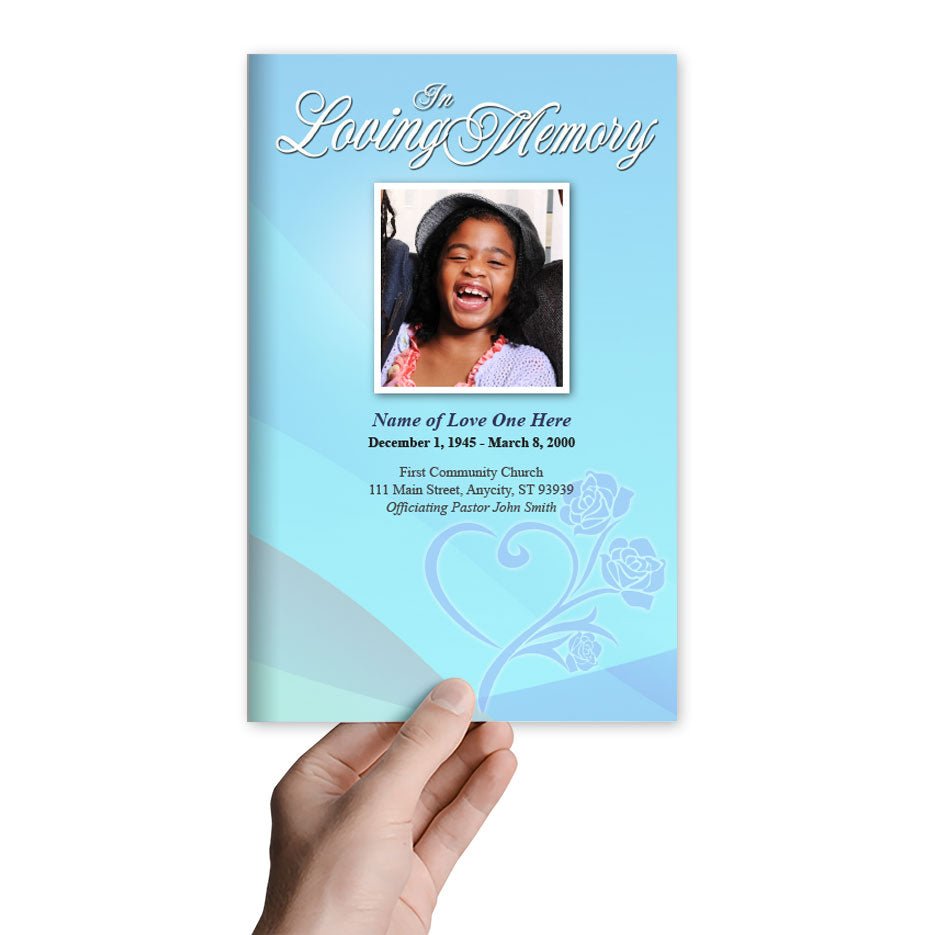 Princess Funeral Program Template - The Funeral Program Site