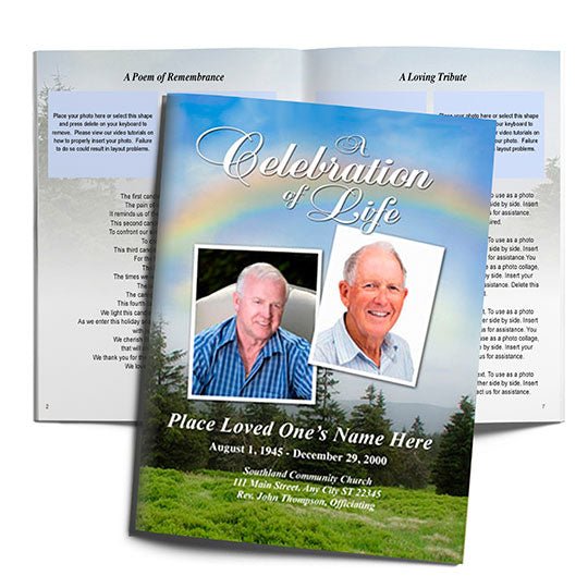 Promise Funeral Booklet Template - The Funeral Program Site