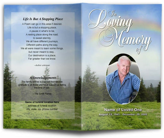 Promise Funeral Program Template - The Funeral Program Site