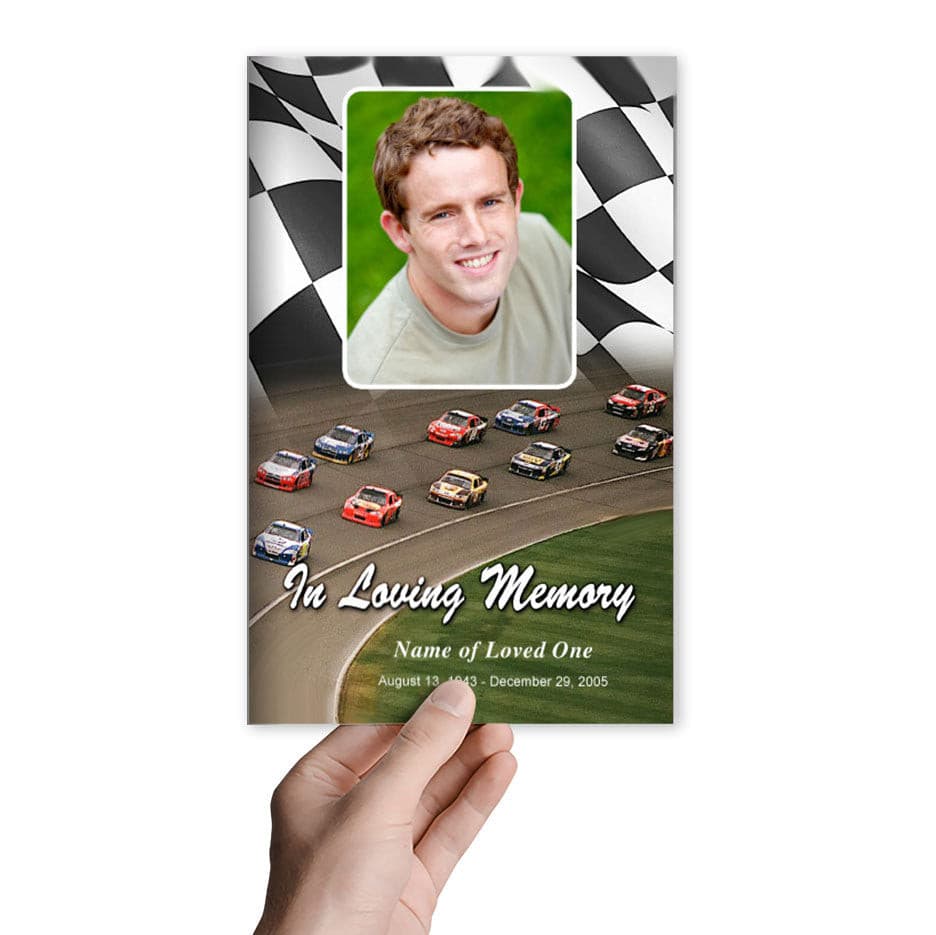 Racing Funeral Program Template - The Funeral Program Site