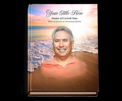 Radiance Perfect Bind Memorial Funeral Guest Book - The Funeral Program Site