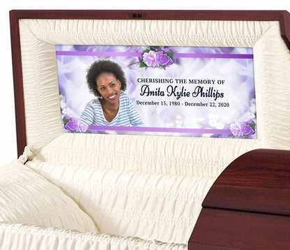 Rapture Custom Casket Panel Insert - The Funeral Program Site