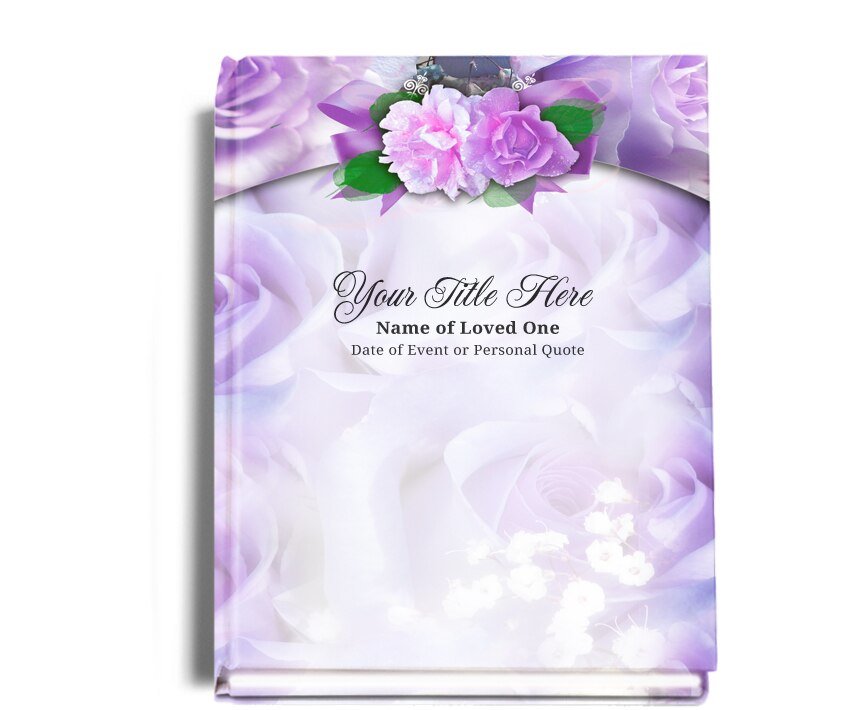 Rapture Perfect Bind Memorial Funeral Guest Book - The Funeral Program Site