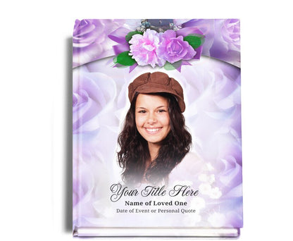 Rapture Perfect Bind Memorial Funeral Guest Book - The Funeral Program Site