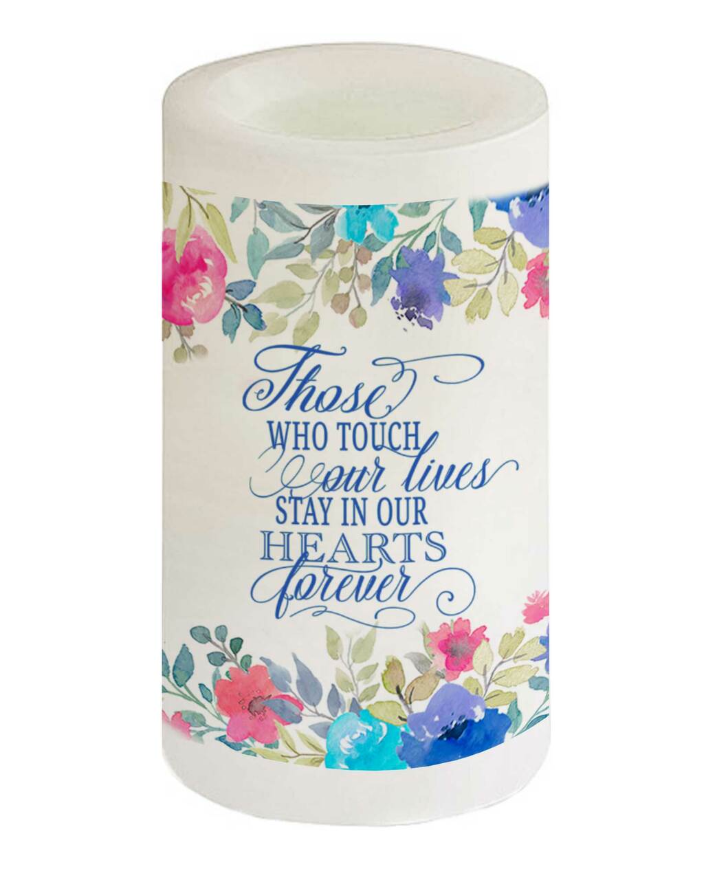 Rosie Personalized Flameless LED Memorial Candle - The Funeral Program Site