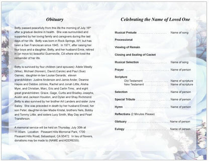 Royal Funeral Program Template - The Funeral Program Site