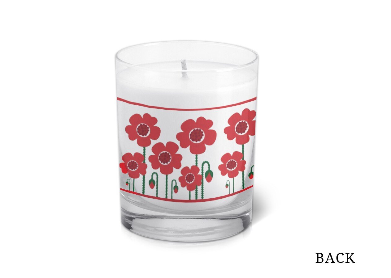 Scarlett Personalized Votive Memorial Candle - The Funeral Program Site