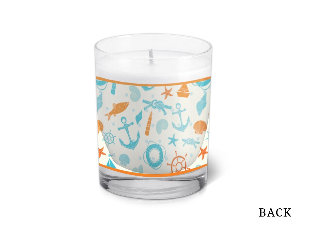 Seabreeze Personalized Votive Memorial Candle - The Funeral Program Site