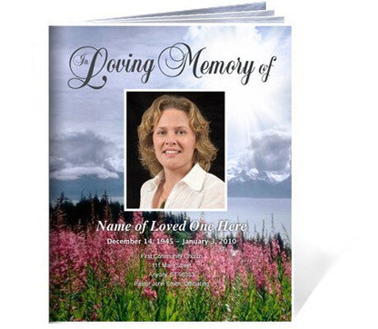 Seasons Funeral Booklet Template - The Funeral Program Site